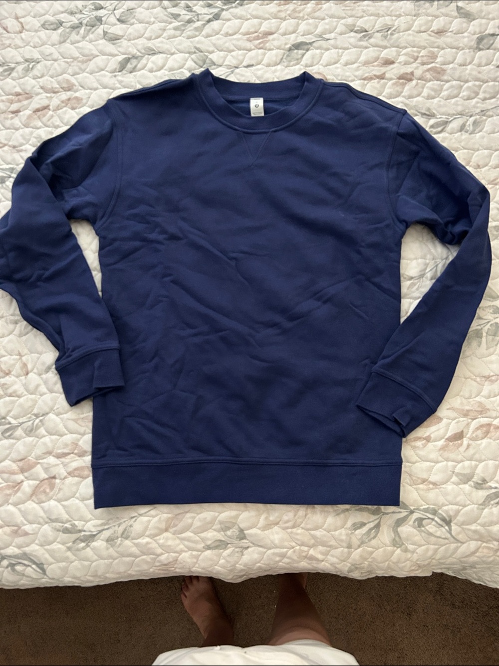 lululemon athletica Navy Crewneck Pullover